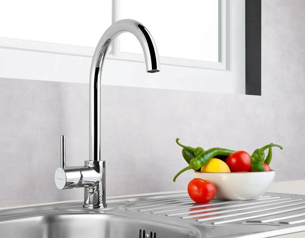 Смеситель для кухни VitrA Minimax S A42091EXP Sancos — официальный сайт