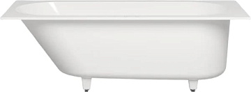 Ванна из искусственного камня Salini Ornella Kit S-Sense 170x70 см, встраиваемая, белая, на ножках, 