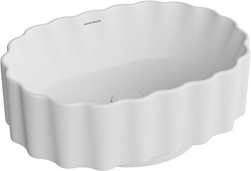 Накладная раковина KERAMA MARAZZI Conchiglia 50 белая матовая