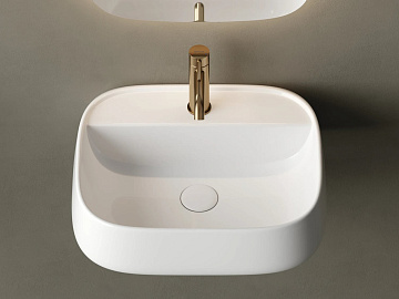 Подвесная раковина для ванной комнаты Ceramicanova Fonte CN5051, белый