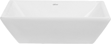 Накладная раковина Abber Rechteck AC2214 белая