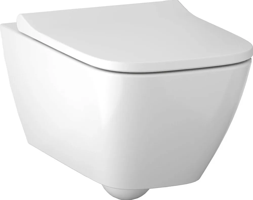 Унитаз подвесной Geberit Smyle Square 500.683.01.1 Sancos — официальный сайт