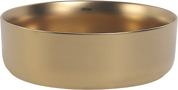 Накладная раковина Abber Bequem AC2108MMG матовое золото