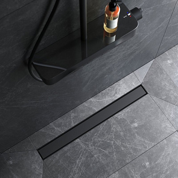 Душевой трап (лоток) AM.PM MasterFlow Tile 70 см, черный матовый