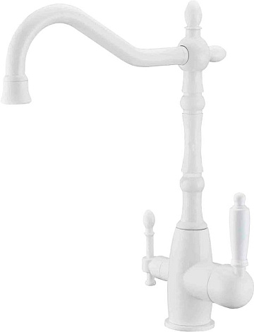 Смеситель для кухни Zorg Sanitary ZR 312 YF-33-white