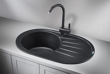 Мойка кухонная Granula Standart 7601, черный