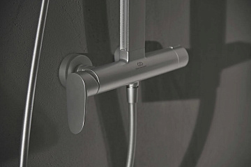 Душевая стойка Ideal Standard Alu+ BD584SI, silver