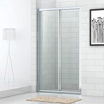 Душевая дверь в нишу Cezares Eco ECO-O-BS-90-C-Cr стекло прозрачное