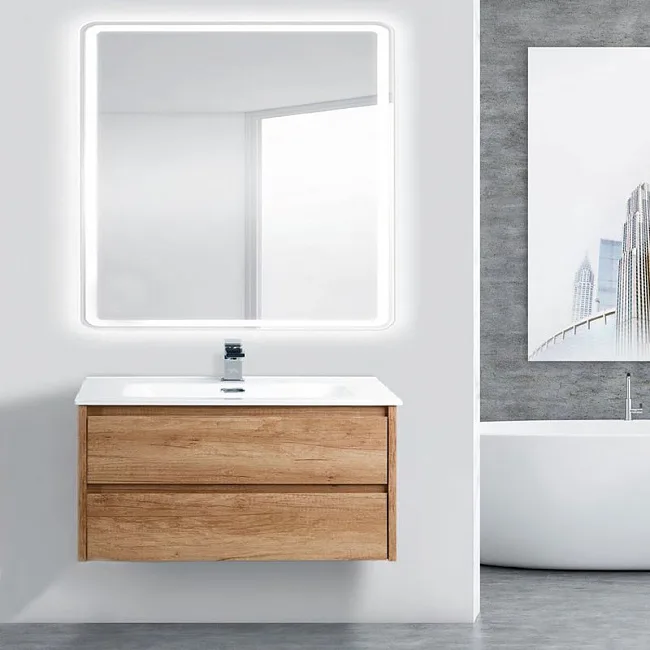 Тумба под раковину без столешницы BelBagno Kraft 39 80 rovere nebrasca nature Sancos — Оригинал