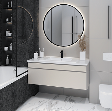 Мебельная раковина Uperwood Parma Premium 75 белая глянцевая