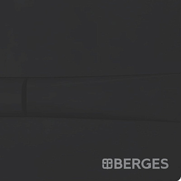 Система инсталляции для унитазов Berges Novum 040255, с кнопкой смыва, черная