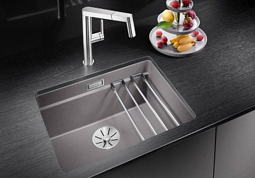 Мойка кухонная Blanco Etagon 500-U серый беж