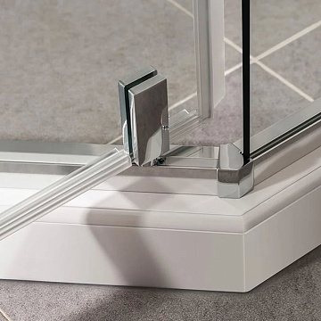 Душевой уголок Vincea Slim-U VSP-2SU900CL 90x90 см, профиль хром, стекло прозрачное