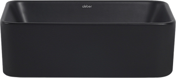 Накладная раковина Abber Rechteck AC2213MB матовая черная