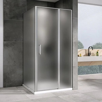 Душевой уголок Abber Sonnenstrand AG04120MS-S70M 120x70, профиль хром, стекло матовое