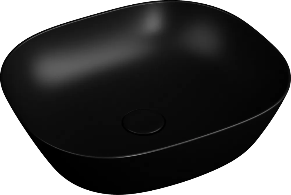 Накладная раковина VitrA Plural 7810B483-0016 матовая чёрная Sancos — официальный сайт