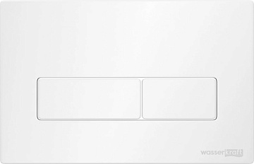 Система инсталляции для унитазов Wasserkraft Alme 15TLT.010.ME.WH03, с кнопкой смыва белой