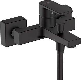 Смеситель для ванны с душем Hansgrohe Vernis Shape 71450670, черный