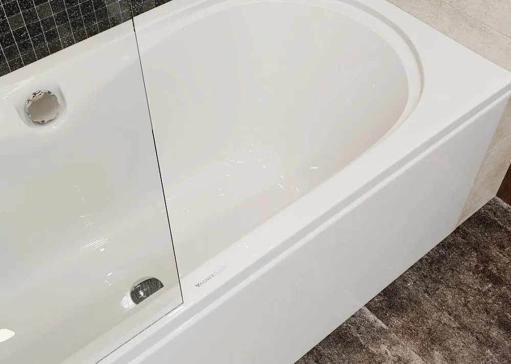 Акриловая ванна Vagnerplast Briana 170x75 см, пристенная, ультрабелая Sancos — официальный сайт