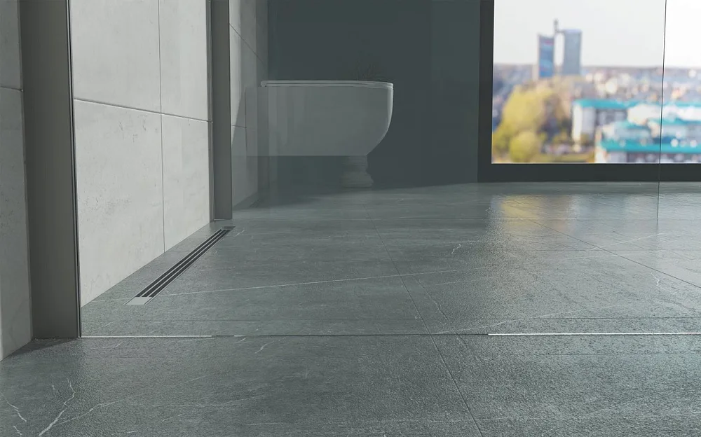Душевой трап (лоток) BETTOSERB Advanced Slim 950 матовый хром Sancos — официальный сайт