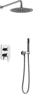 Душевой комплект AltroBagno Unione 040106 Cr, С ВНУТРЕННЕЙ ЧАСТЬЮ, хром