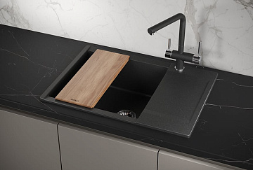 Мойка кухонная Granula Estetica 7003, черный