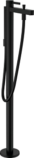Напольный смеситель для ванны с душем Hansgrohe Finoris 76445670, матовый черный