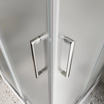 Душевой уголок BelBagno Luce A-2-90-P-Cr 90x90, профиль хром, стекло рифленое