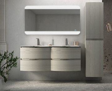 Мебельная раковина Cezares 50156 Doppio Bianco 138 см