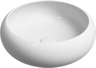 Накладная раковина Ceramicanova Element CN6050 белая глянцевая