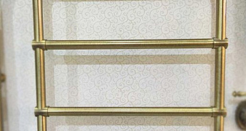 Полотенцесушитель водяной Margaroli Sole 442-5, бронза