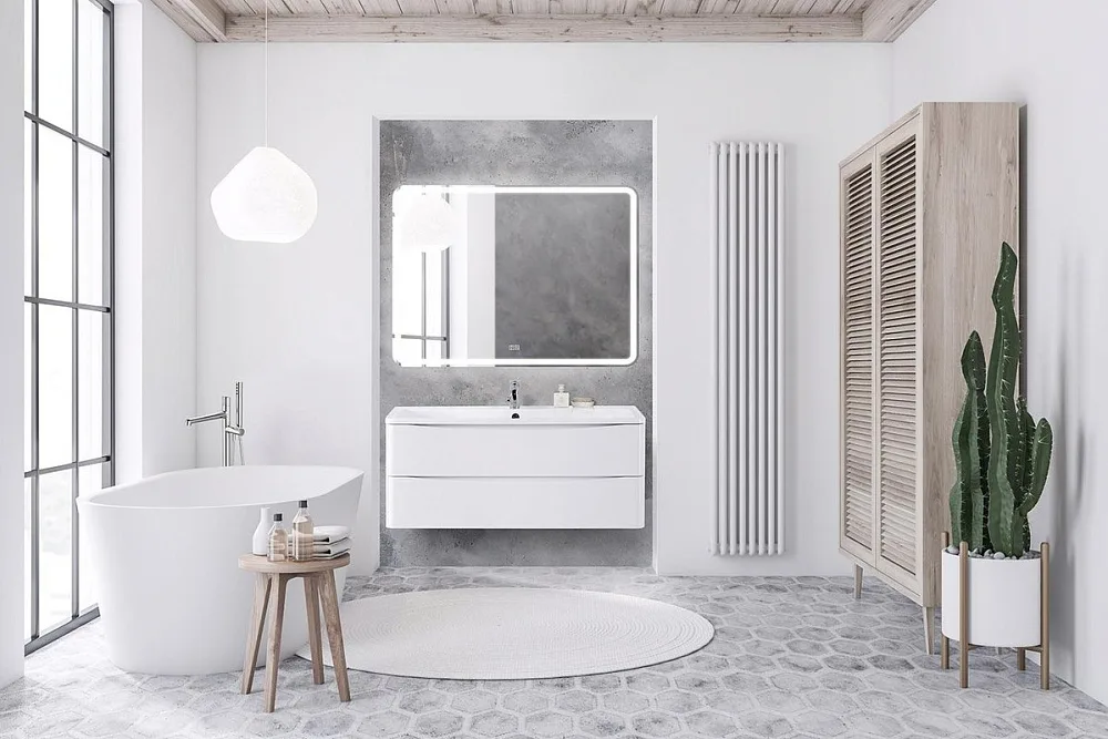 Тумба под раковину без столешницы BelBagno Acqua 120 подвесная, bianco lucido Sancos — официальный сайт