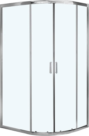 Душевой уголок BelBagno Uno -195 RH 2 100/80 C Cr стекло прозрачное