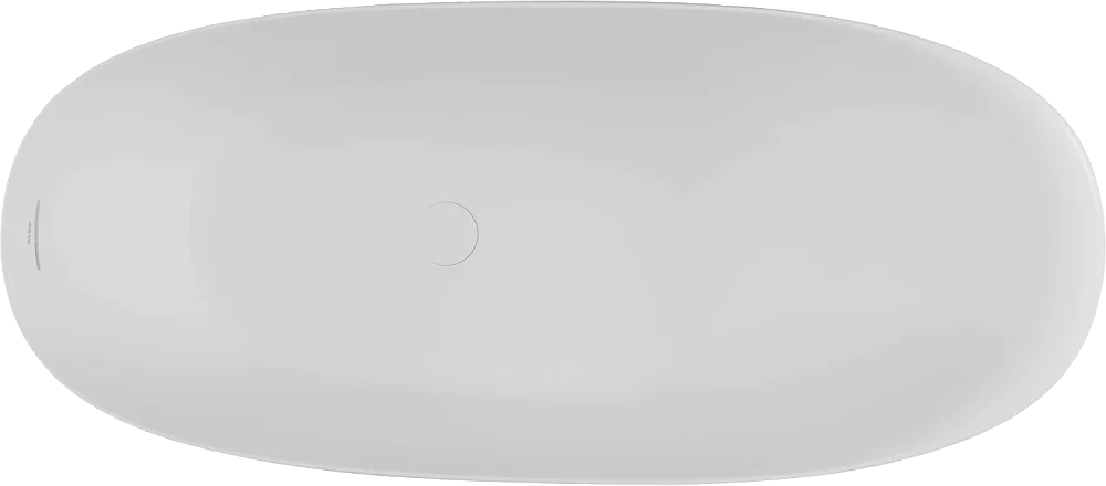 Ванна из искусственного камня Allen Brau Krion Neo XL 180x80 см, отдельностоящая, матовая белая, ова Sancos — официальный сайт