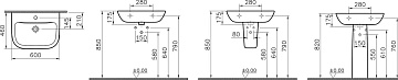 Раковина VitrA S20 5503B003