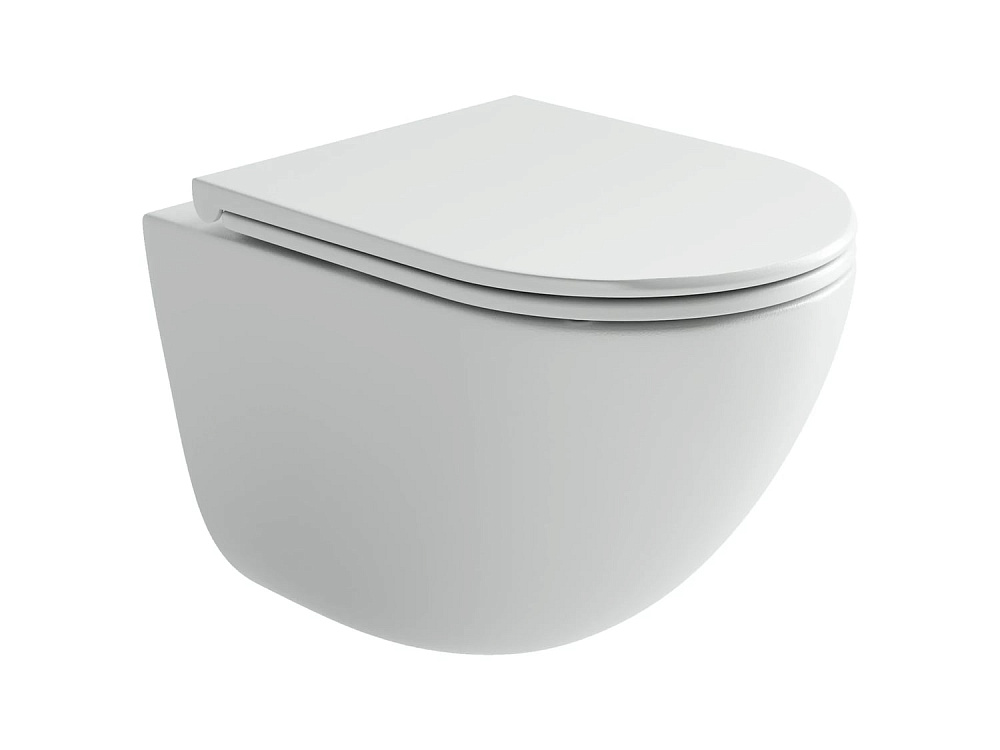Унитаз подвесной Ceramicanova Vogue CN4008TMW белый матовый