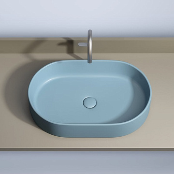 Накладная раковина Ceramicanova Element CN6048ML голубая матовая