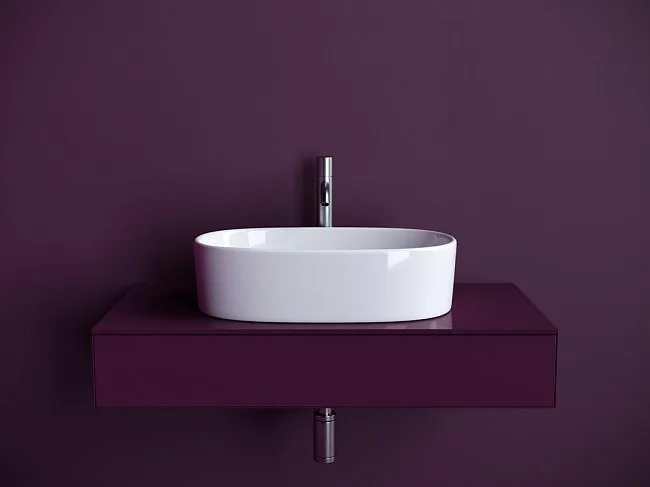 Накладная раковина Ceramicanova Element CN6075 белая глянцевая Sancos — Оригинал