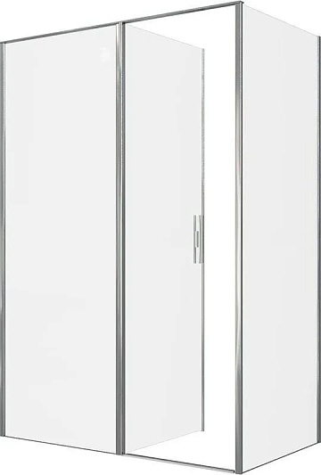 Душевой уголок Allen Brau Priority 140x80, профиль хром, стекло прозрачное