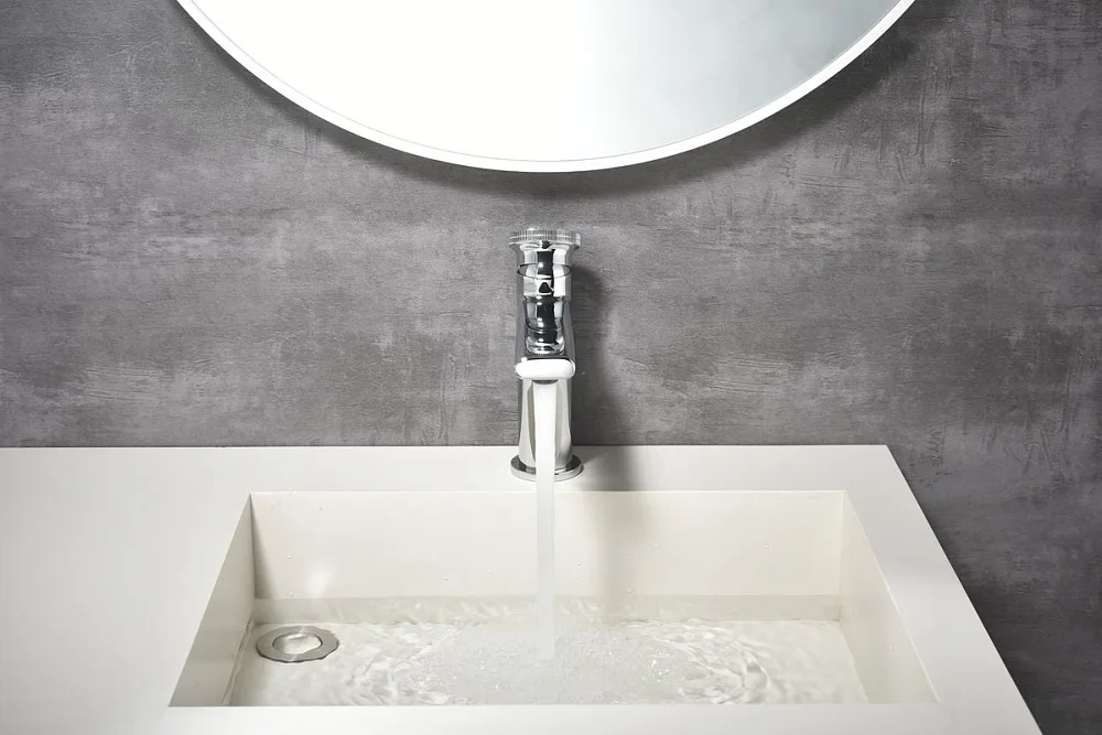 Смеситель для раковины Black&White Gravity 7107C chrome Sancos — официальный сайт