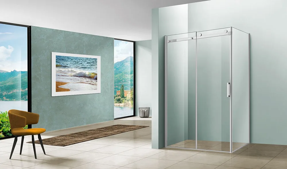 Душевой уголок Vincea Como VSR-1C8014CL 140х80 см, профиль хром Sancos — официальный сайт