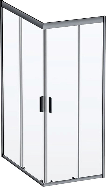 Душевой уголок AM.PM Gem W90G-404-120290-BT 120x90, профиль черный