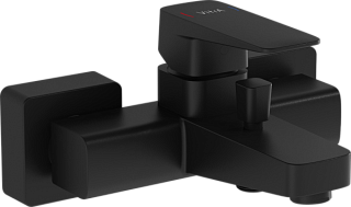 Смеситель для ванны с душем VitrA Root Square A4273736EXP, черный
