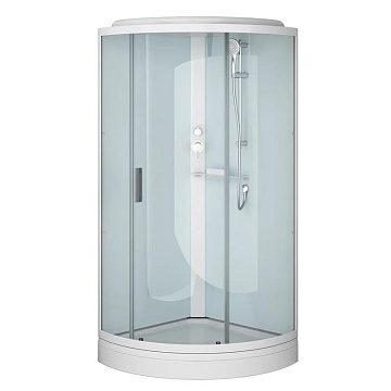 Душевая кабина AM.PM X-Joy W88C-401-090WT, с крышей, белый