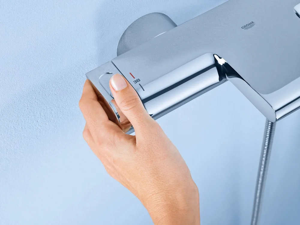 Термостатический смеситель Grohe Grohtherm 2000 New 34174001, для ванны с душем Sancos — официальный сайт
