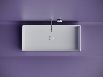 Накладная раковина Ceramicanova Element CN6072 белая глянцевая