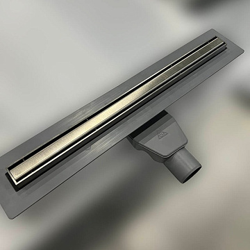 Душевой трап (лоток) Veconi Slim Line 800 хром матовый
