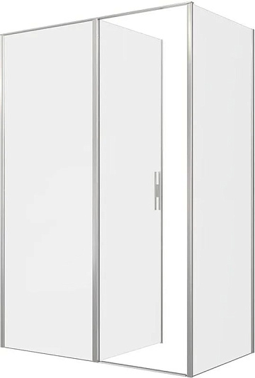 Душевой уголок Allen Brau Priority 140x80, профиль серебро браш, стекло прозрачное