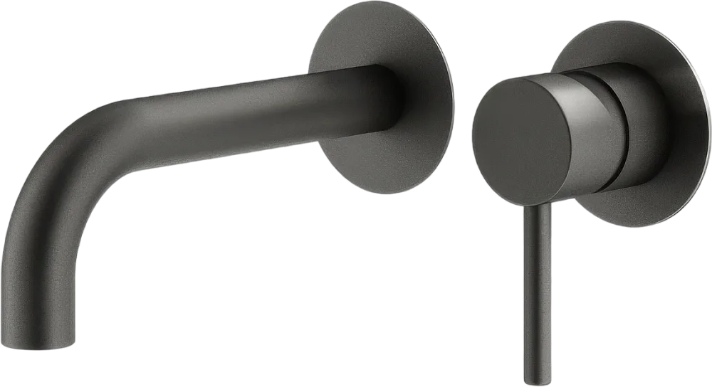 Смеситель для раковины Plumberia Selection Ixo KITXO1135GR210 С ВНУТРЕННЕЙ ЧАСТЬЮ, матовый графит Sancos — официальный сайт