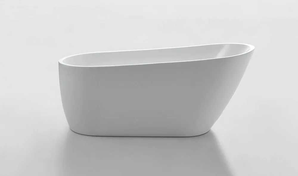 Акриловая ванна BelBagno BB62-1700-W0 170x70 см, отдельностоящая, белая, овальная, на ножках Sancos — официальный сайт